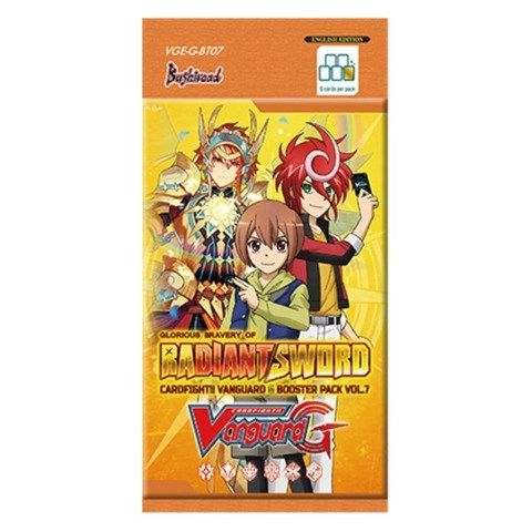 Image for Glorious Bravery of Radiant Sword Booster Pack - Cardfight Vanguard