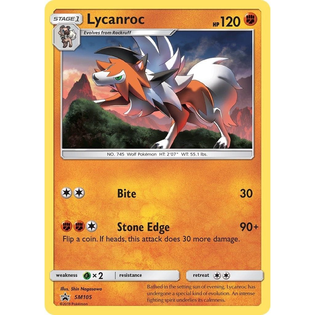 Image for Lycanroc - SM105 (SM105) (SMP) - Pokemon