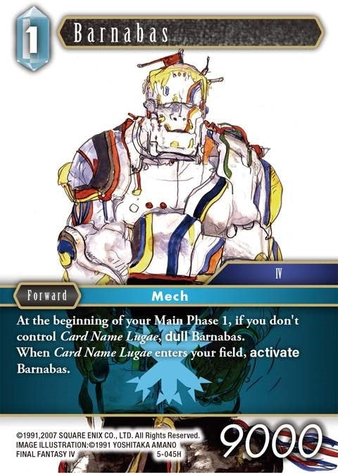 Image for Barnabas (5-045H) (OP5) - Final Fantasy TCG