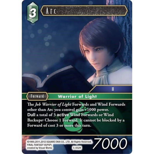 Image for Arc (5-052H) (OP5) - Final Fantasy TCG