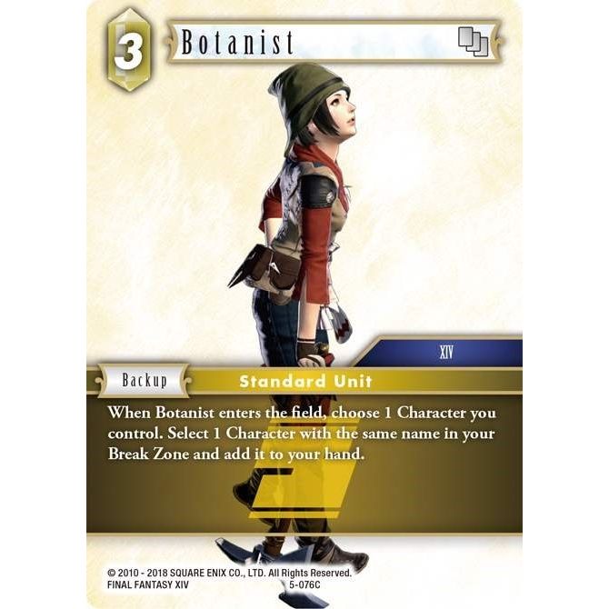 Image for Botanist (5-076C) (OP5) - Final Fantasy TCG