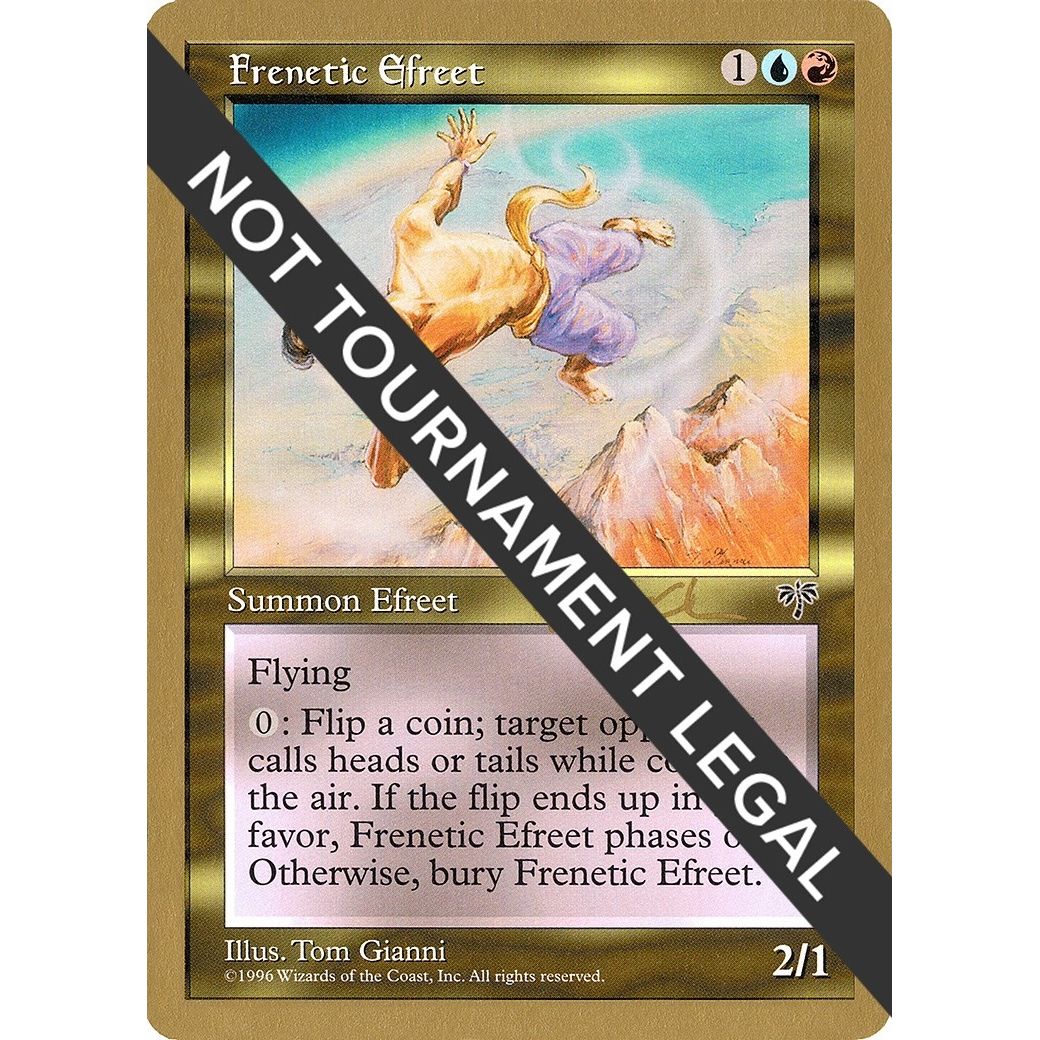 Image for Frenetic Efreet - 1997 Paul McCabe (MIR) (WCD) - Magic: The Gathering