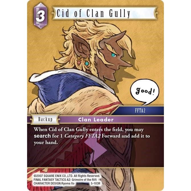 Image for Cid of Clan Gully (5-103R) (OP5) - Final Fantasy TCG