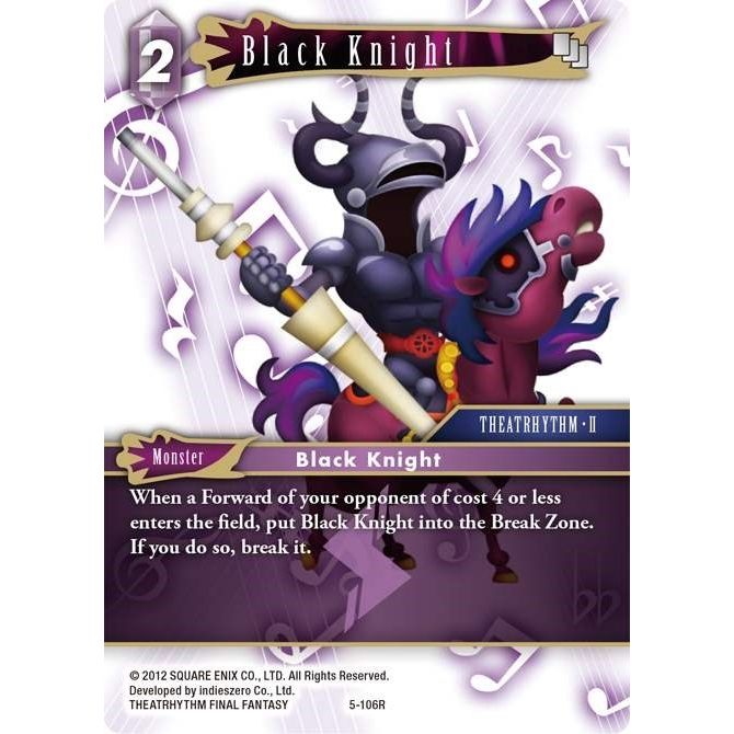 Image for Black Knight (5-106R) (OP5) - Final Fantasy TCG