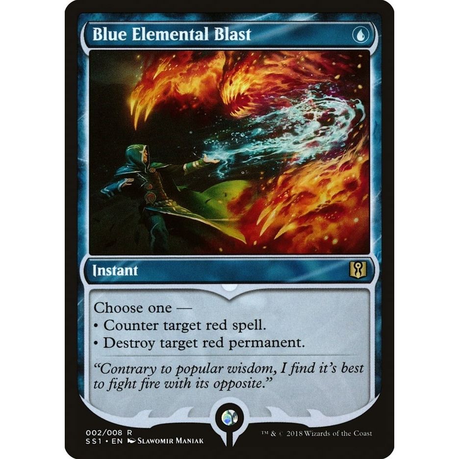 Image for Blue Elemental Blast (2) (SS1) - Magic: The Gathering