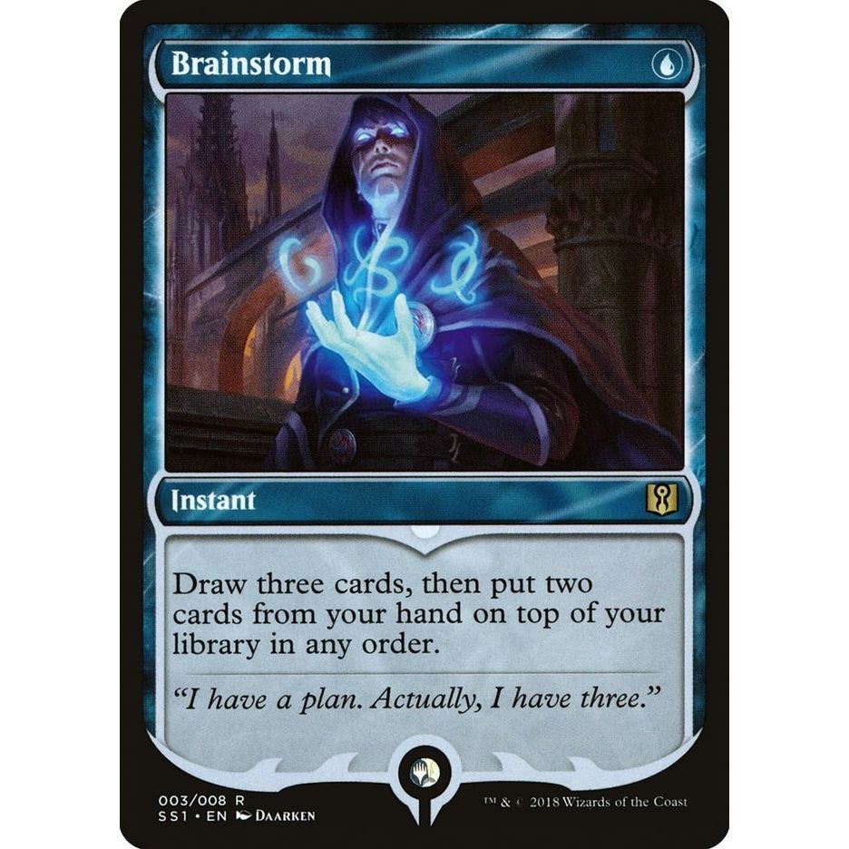 Image for Brainstorm (3) (SS1) - Magic: The Gathering