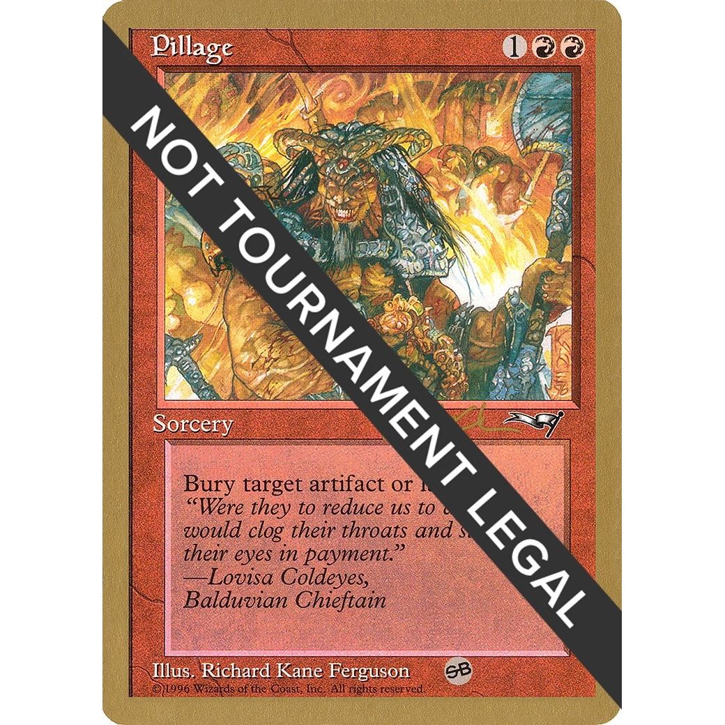 Image for Pillage - 1997 Paul McCabe (ALL) (SB) (WCD) - Magic: The Gathering