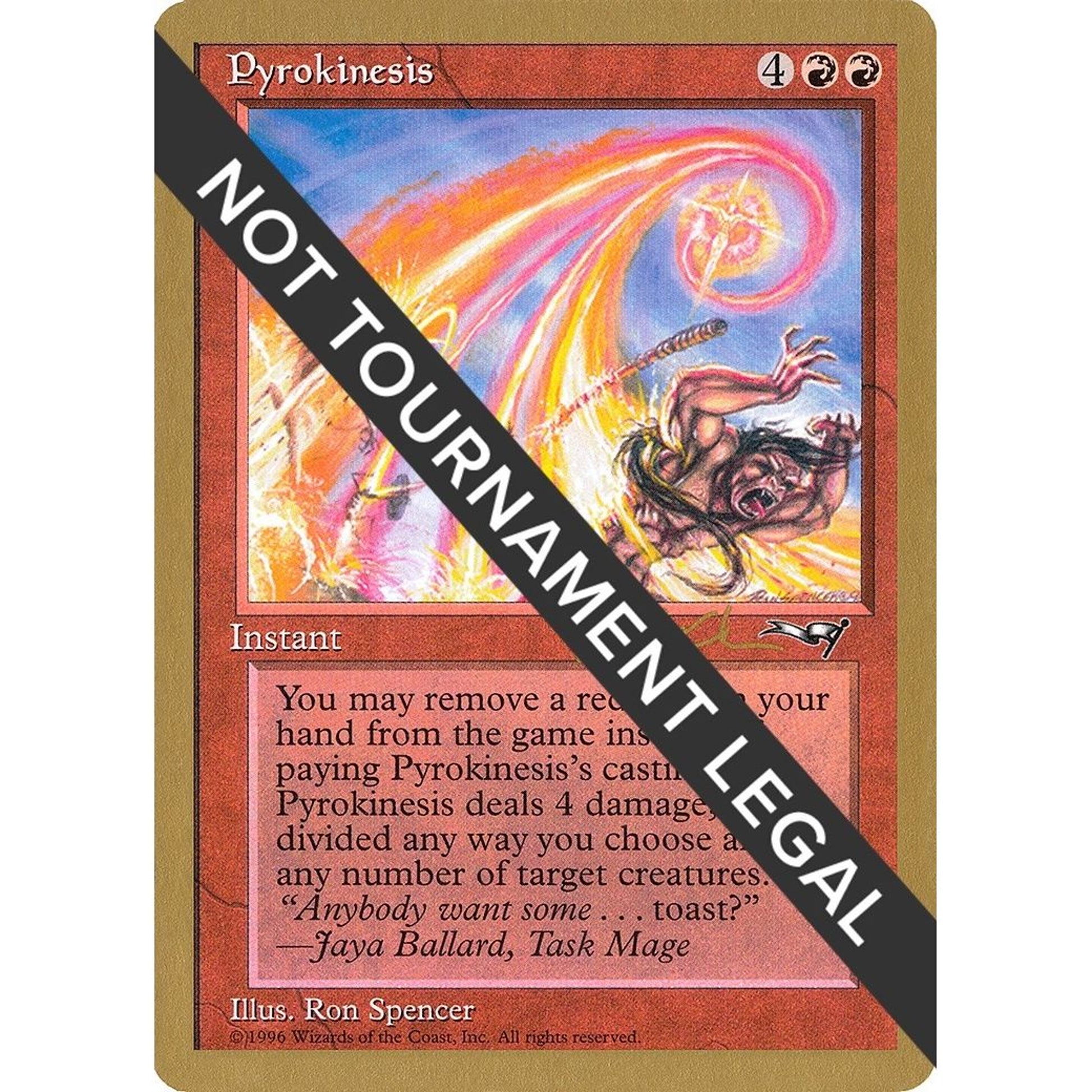Image for Pyrokinesis - 1997 Paul McCabe (ALL) (WCD) - Magic: The Gathering