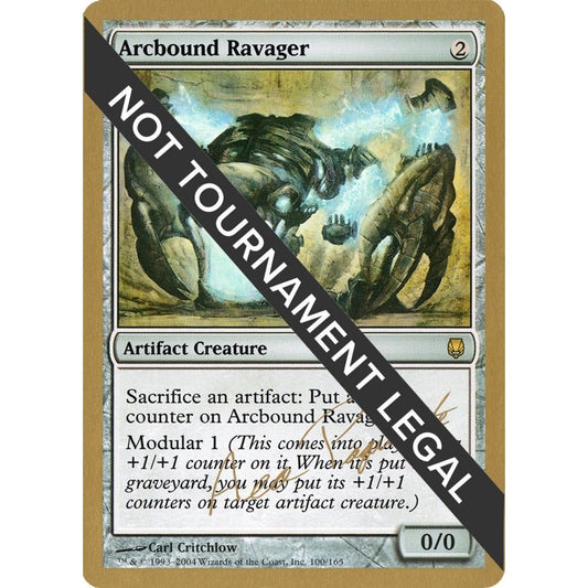 Image for Arcbound Ravager - 2004 Aeo Paquette (DST) (WCD) - Magic: The Gathering