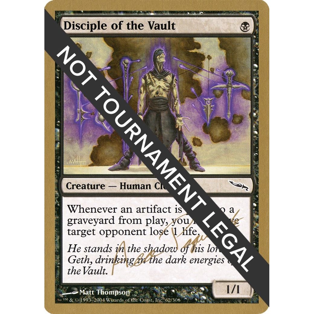 Image for Disciple of the Vault - 2004 Aeo Paquette (MRD) (WCD) - Magic: The Gathering