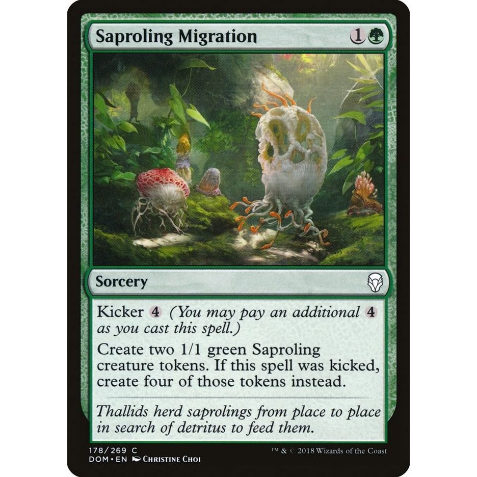 Image for Saproling Migration (178) (DOM) - Magic: The Gathering