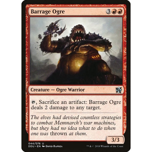 Image for Barrage Ogre (44) (DDU) - Magic: The Gathering