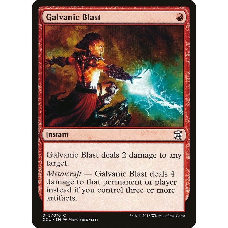Image for Galvanic Blast (45) (DDU) - Magic: The Gathering