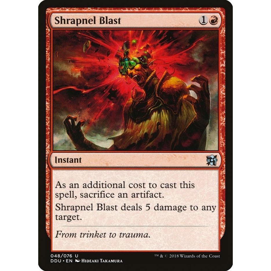 Image for Shrapnel Blast (48) (DDU) - Magic: The Gathering