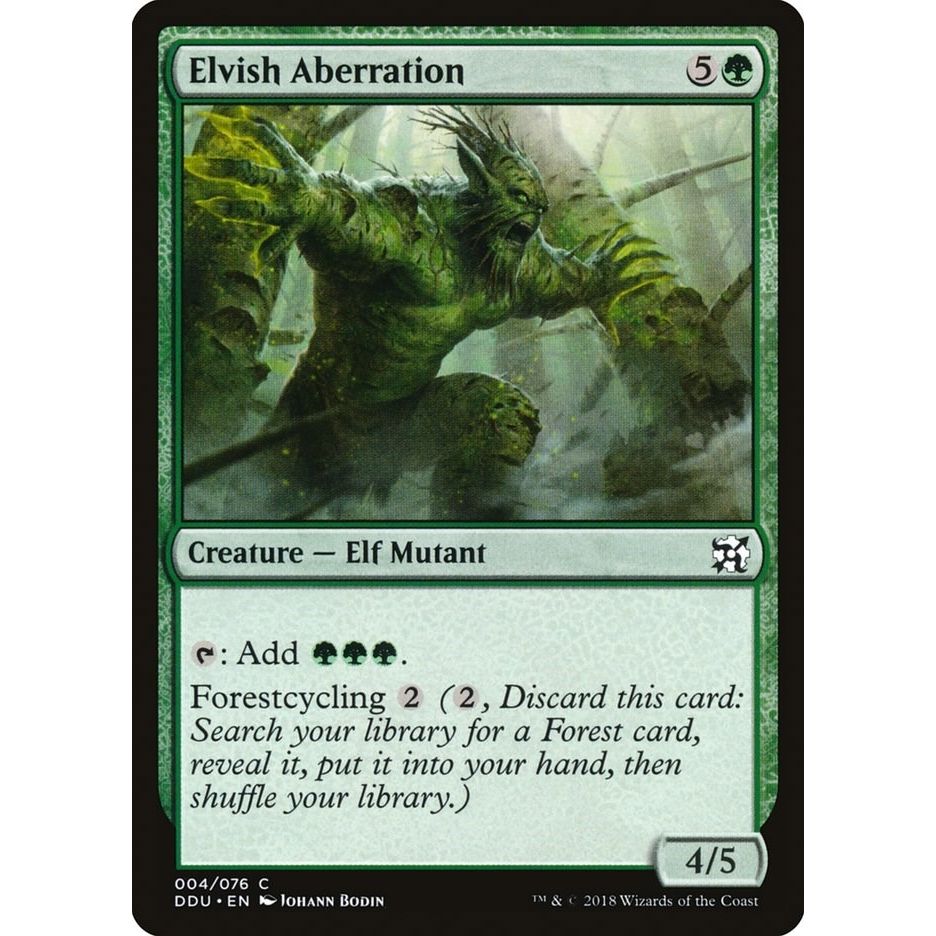 Image for Elvish Aberration (4) (DDU) - Magic: The Gathering