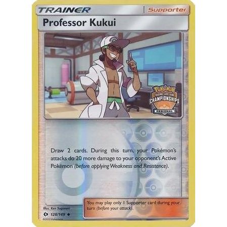 Image for Professor Kukui - 128/149 (Regional Championships) (128/149) (PR) - Pokemon