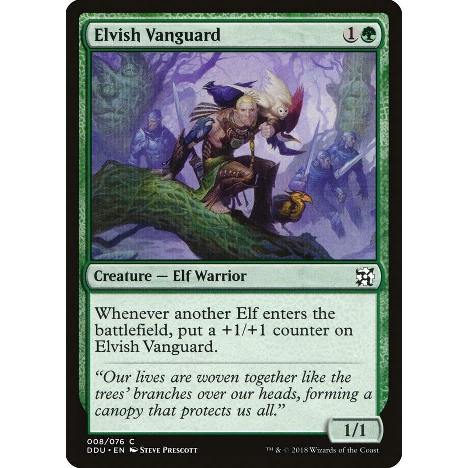 Image for Elvish Vanguard (8) (DDU) - Magic: The Gathering