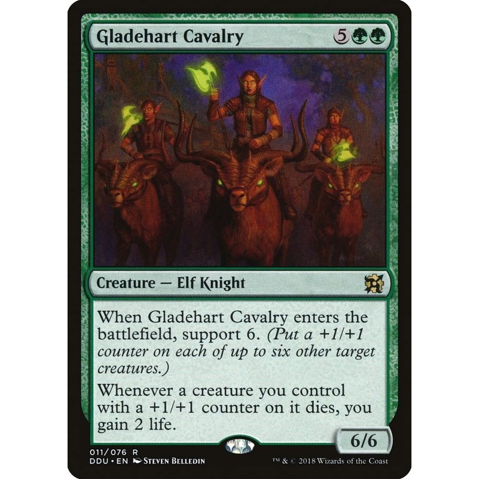 Image for Gladehart Cavalry (11) (DDU) - Magic: The Gathering