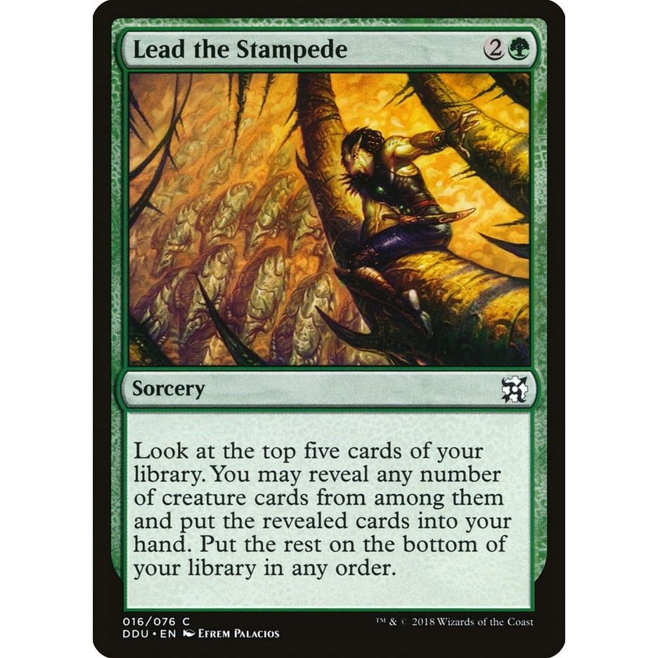 Image for Lead the Stampede (16) (DDU) - Magic: The Gathering