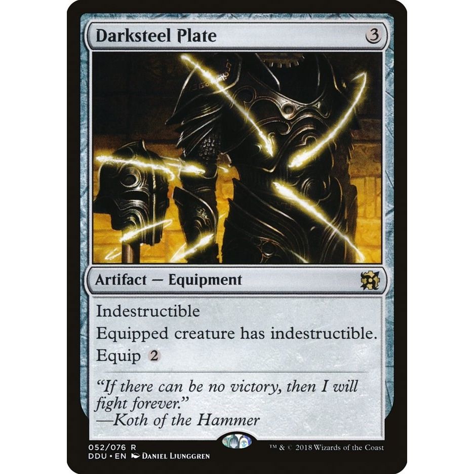 Image for Darksteel Plate (52) (DDU) - Magic: The Gathering