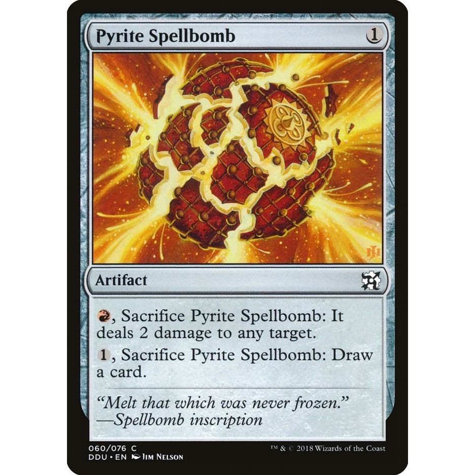 Image for Pyrite Spellbomb (60) (DDU) - Magic: The Gathering