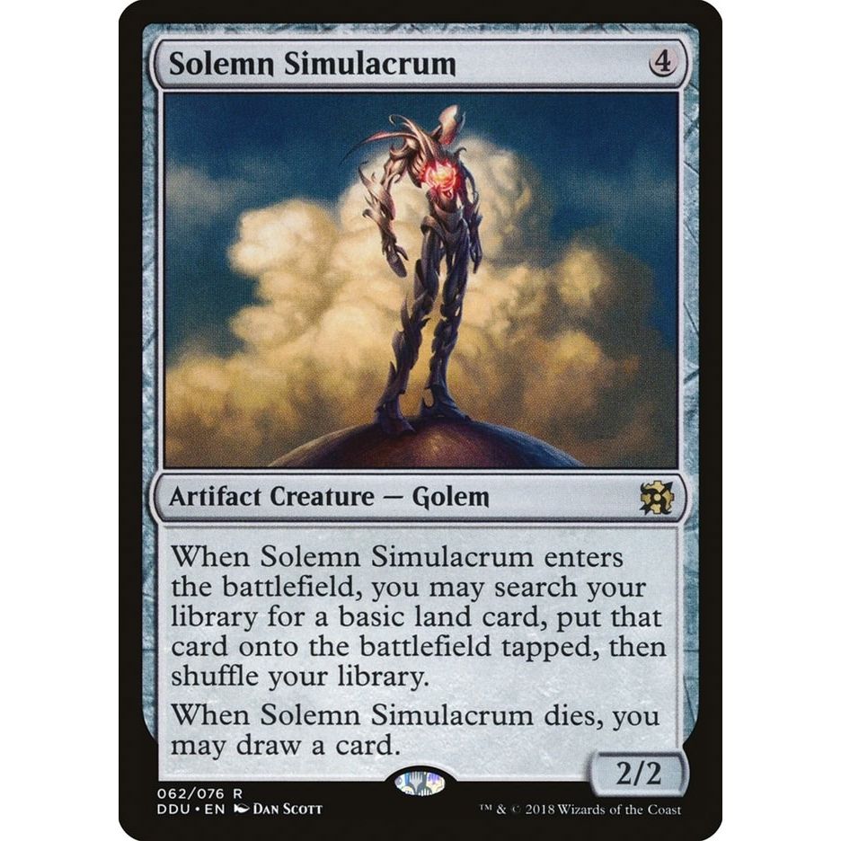 Image for Solemn Simulacrum (62) (DDU) - Magic: The Gathering