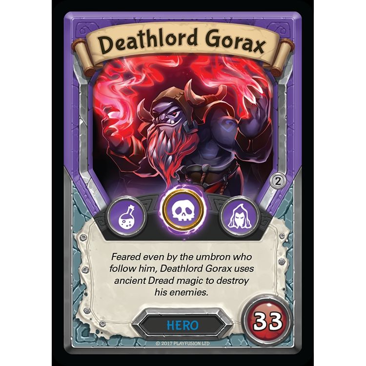 Image for Deathlord Gorax (Unclaimed) (MYT) - Lightseekers TCG