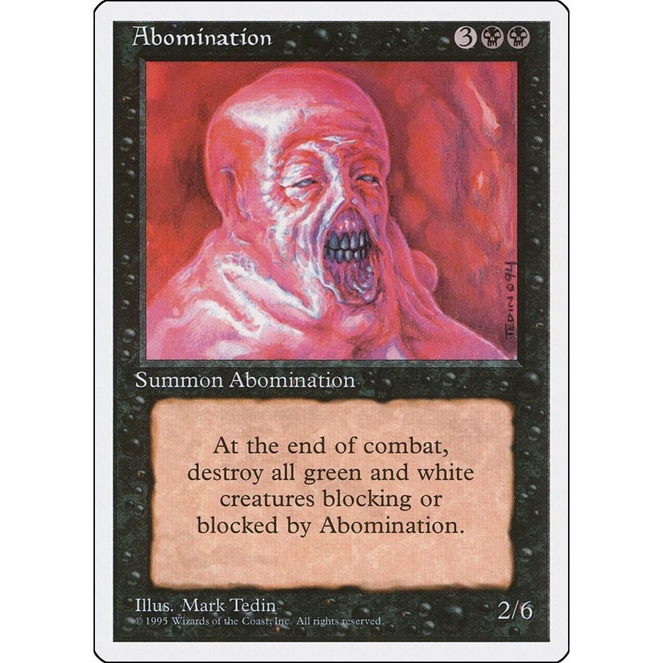 Image for Abomination (4ED) - Magic: The Gathering