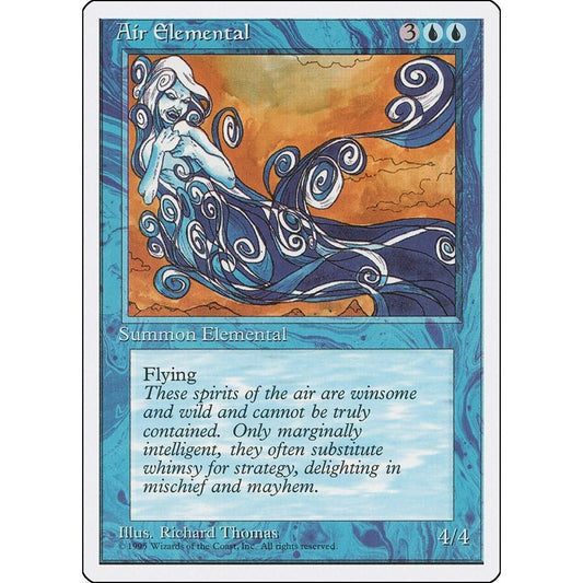 Image for Air Elemental (4ED) - Magic: The Gathering