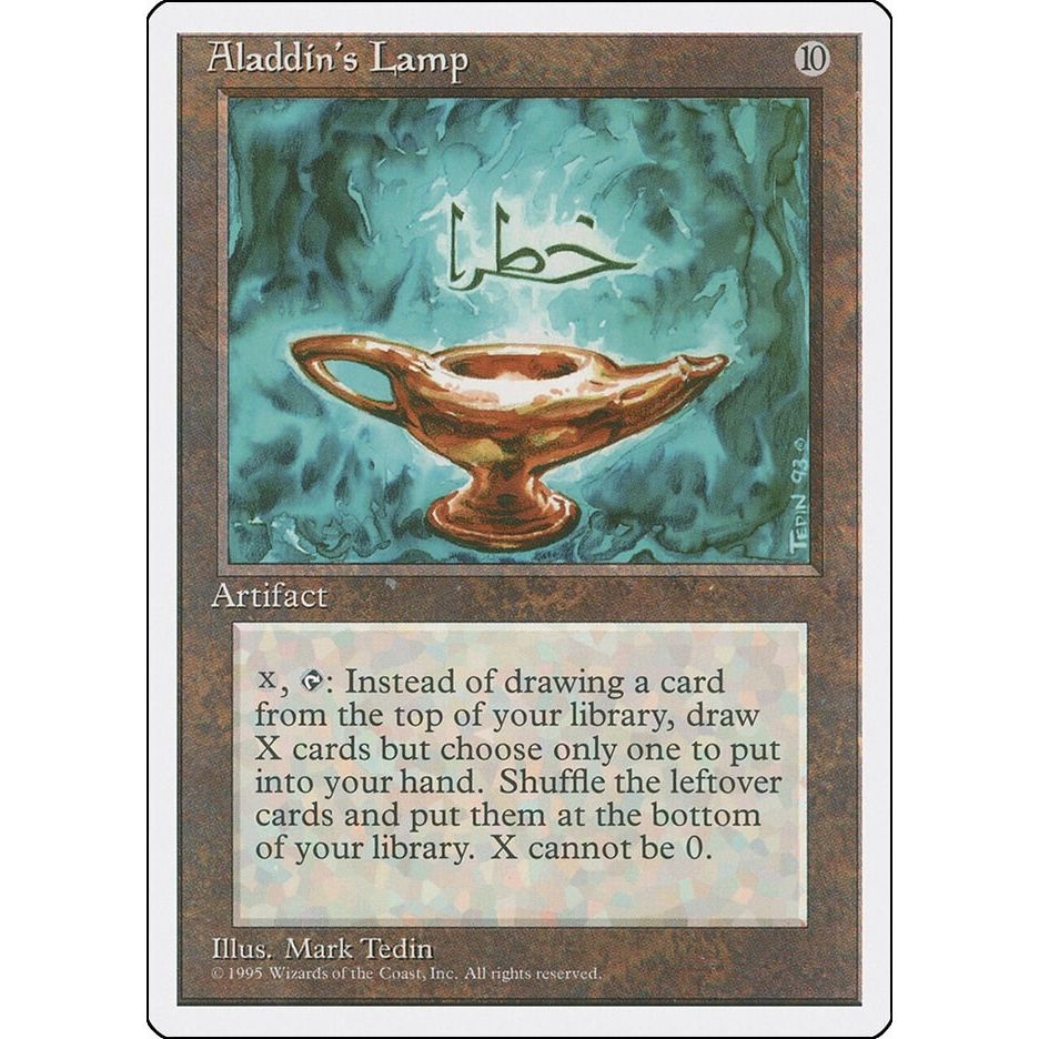 Image for Aladdin's Lamp (4ED) - Magic: The Gathering