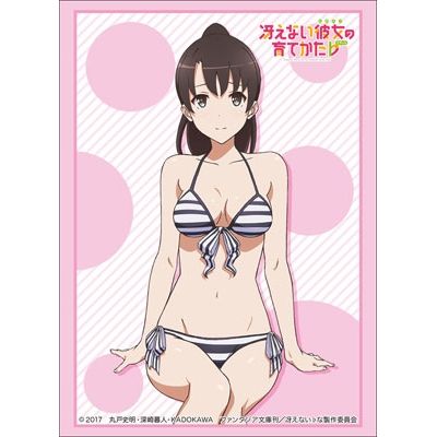 Image for Bushiroad Sleeve Collection HG Vol.1481: How to Raise a Boring Girlfriend Flat - Megumi Kato (Swimsuit) (60-Pack) - Card Sleeves