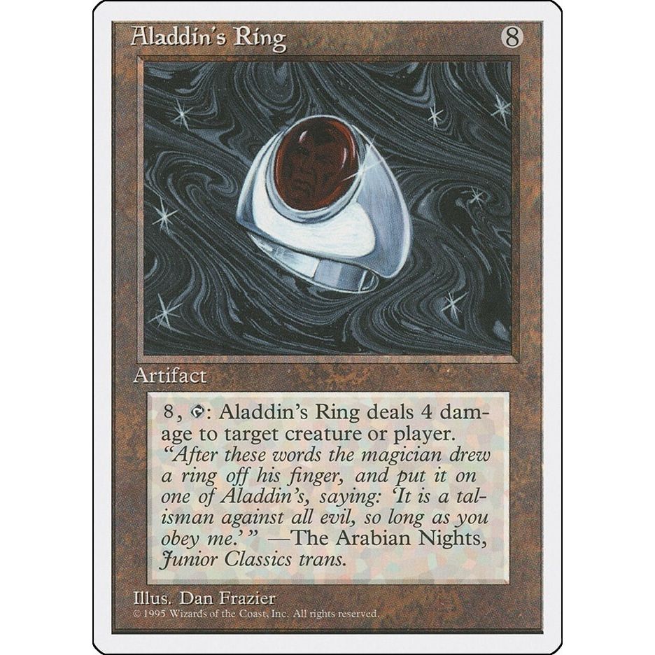Image for Aladdin's Ring (4ED) - Magic: The Gathering