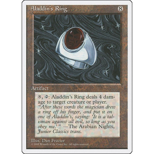 Image for Aladdin's Ring (4ED) - Magic: The Gathering
