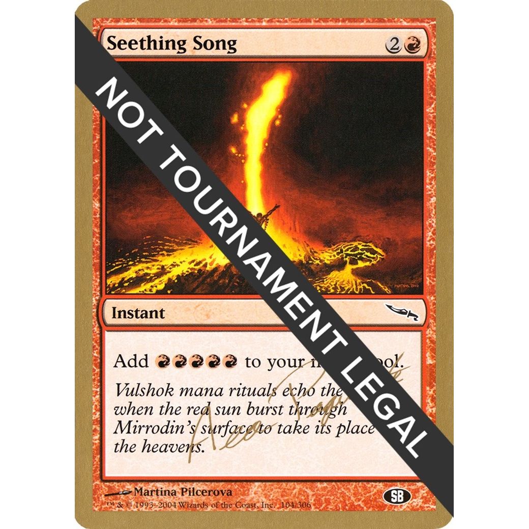 Image for Seething Song - 2004 Aeo Paquette (MRD) (SB) (WCD) - Magic: The Gathering