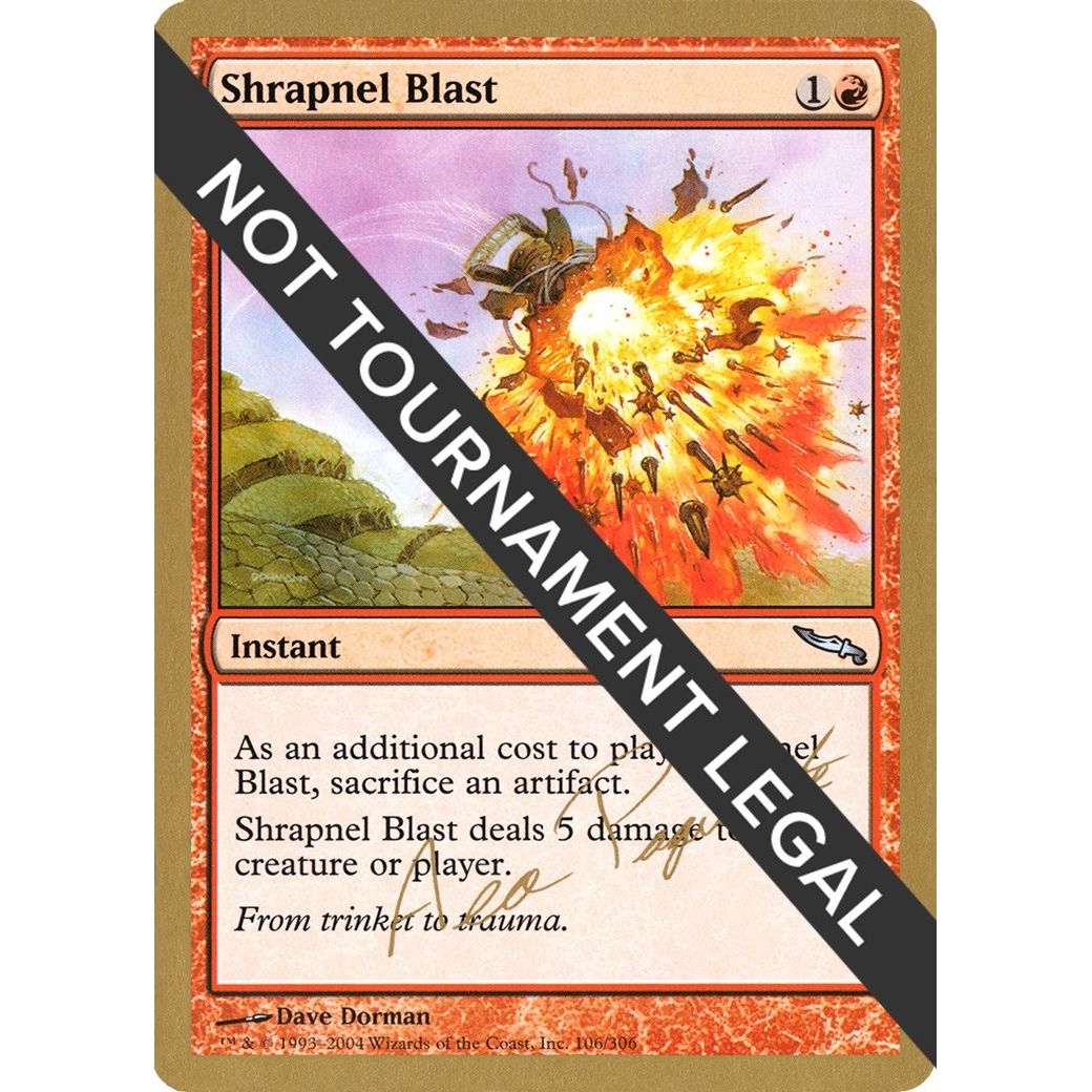 Image for Shrapnel Blast - 2004 Aeo Paquette (MRD) (WCD) - Magic: The Gathering