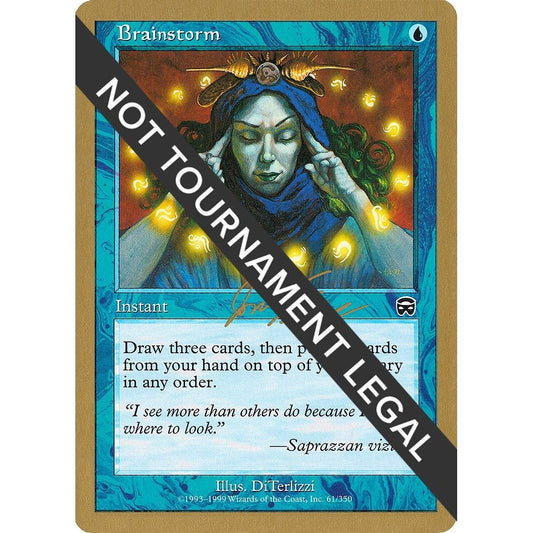 Image for Brainstorm - 2000 Jon Finkel (MMQ) (WCD) - Magic: The Gathering
