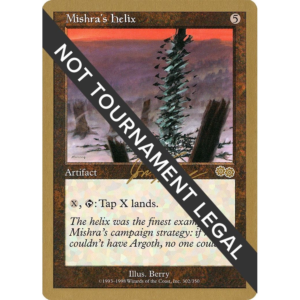 Image for Mishra's Helix - 2000 Jon Finkel (USG) (WCD) - Magic: The Gathering