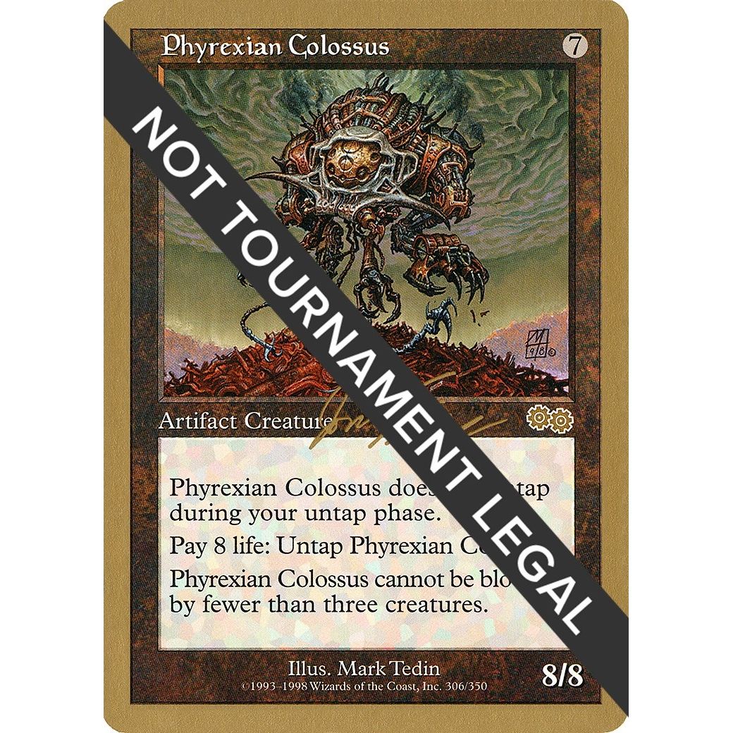 Image for Phyrexian Colossus - 2000 Jon Finkel (USG) (WCD) - Magic: The Gathering