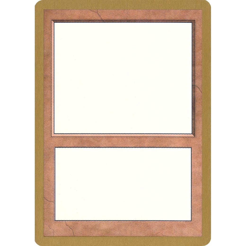 Image for 2000 World Championship Blank Card (WCD) - Magic: The Gathering