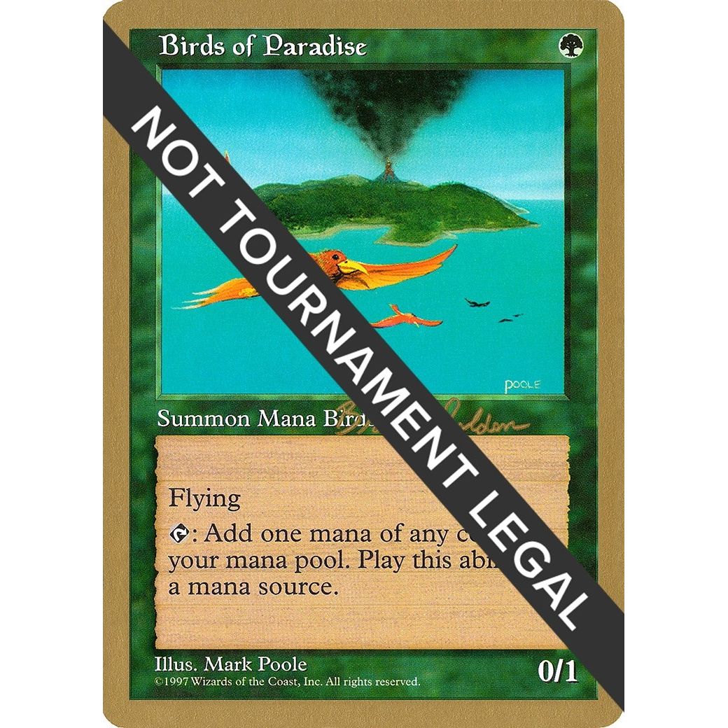 Image for Birds of Paradise - 1998 Brian Selden (5ED) (WCD) - Magic: The Gathering