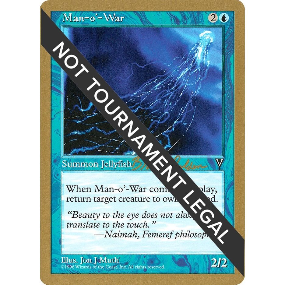 Image for Man-o'-War - 1998 Brian Selden (VIS) (WCD) - Magic: The Gathering