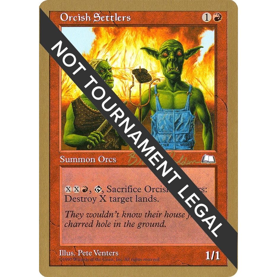 Image for Orcish Settlers - 1998 Brian Selden (WTH) (WCD) - Magic: The Gathering
