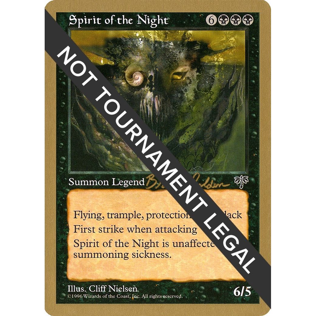 Image for Spirit of the Night - 1998 Brian Selden (MIR) (WCD) - Magic: The Gathering