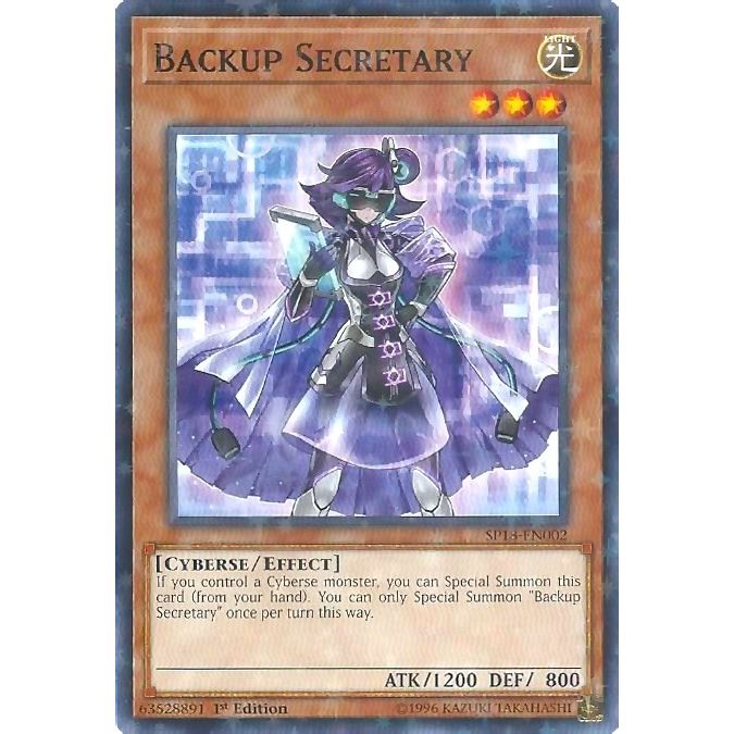 Image for Backup Secretary (Starfoil) (SP18-EN002) (SPV) - YuGiOh