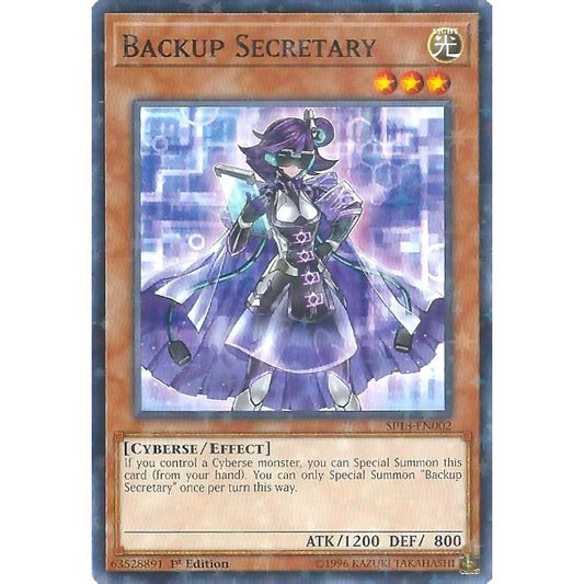 Image for Backup Secretary (Starfoil) (SP18-EN002) (SPV) - YuGiOh