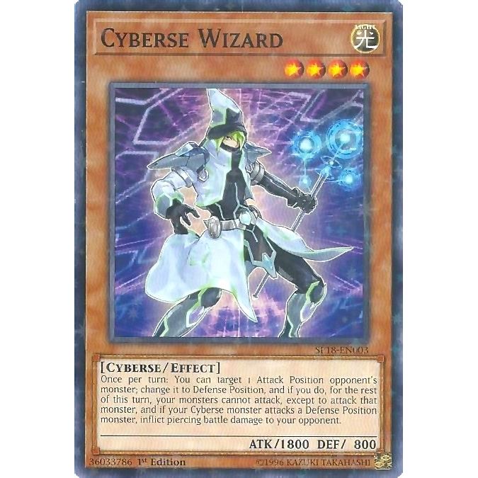 Image for Cyberse Wizard (Starfoil) (SP18-EN003) (SPV) - YuGiOh