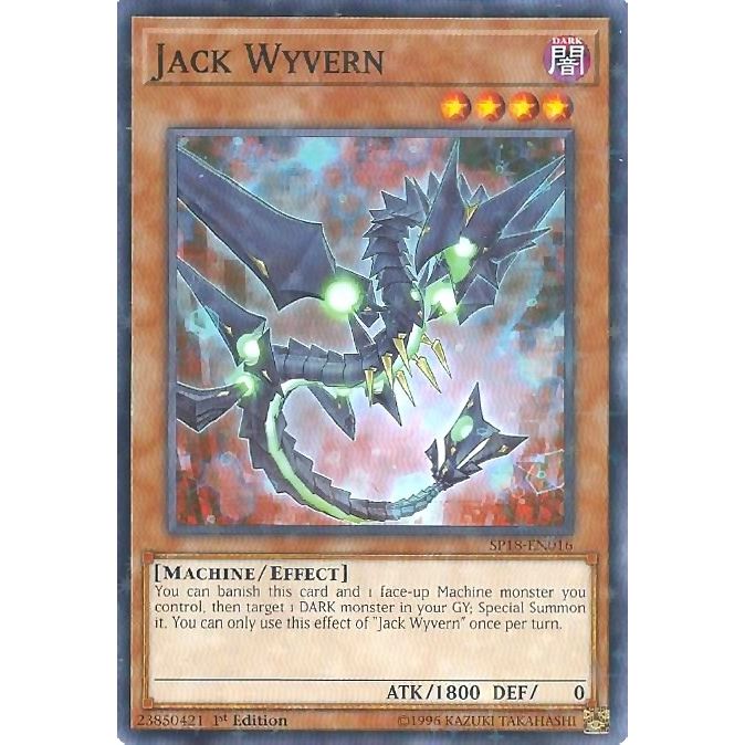 Image for Jack Wyvern (Starfoil) (SP18-EN016) (SPV) - YuGiOh