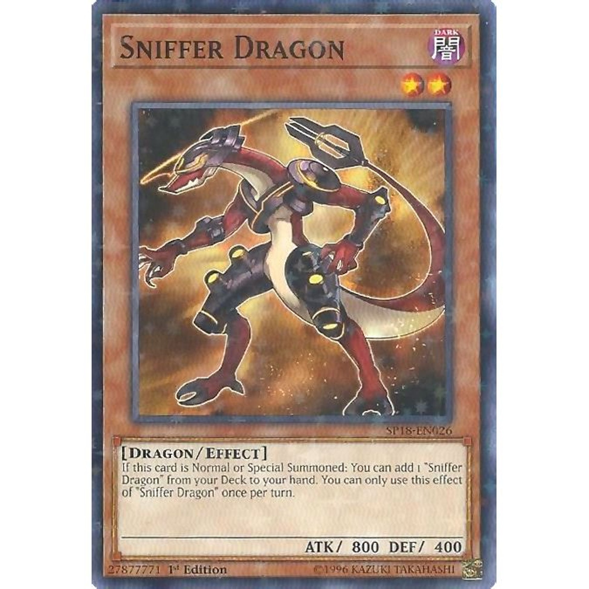 Image for Sniffer Dragon (Starfoil) (SP18-EN026) (SPV) - YuGiOh