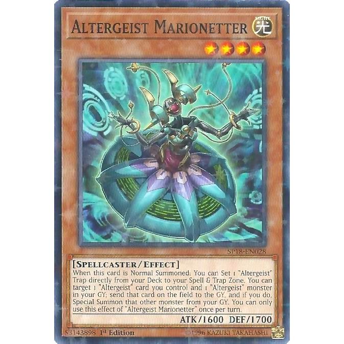 Image for Altergeist Marionetter (Starfoil) (SP18-EN028) (SPV) - YuGiOh