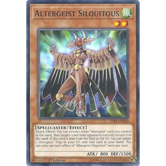 Image for Altergeist Silquitous (SP18-EN030) (SPV) - YuGiOh